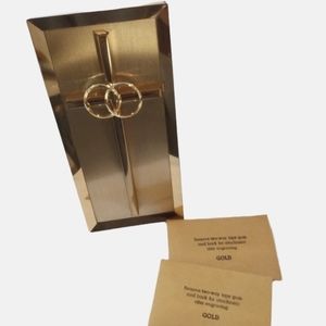 Vintage Gold Cross  Frame New